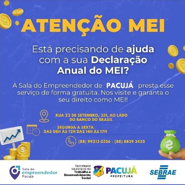 ATENÇÃO MEI (Microempreendedor Individual)